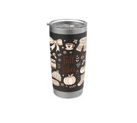 Girls Fall Vibes Pumpkin Autumn Everyday Girly Cosy Autumn Gobelet isotherme en acier inoxydable double paroi