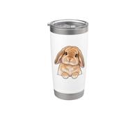 Girls Womens Moms Pocket Mini Holland Lop Bunny Rabbit Lover Gobelet isotherme en acier inoxydable double paroi