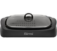 Girmi BQ90 plaque grill antiadhésive 29x23cm + couvercle 2200W Girmi