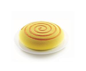 GIROTONDO Moule rond spirales en silicone SilikoMart 3Design D22 cm