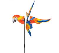 Girouette à planter breezy wings - perroquet invento