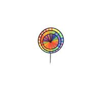 Girouette à planter - Premier Kite - Triple roue arc en ciel