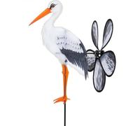 Girouette à planter spin critter cigogne invento