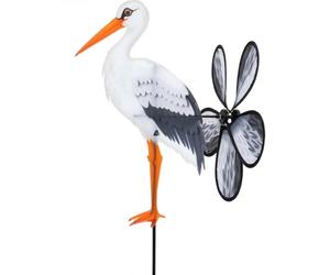 Girouette à planter spin critter cigogne invento