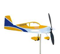 Girouette Avion Jardin Extérieur 32x28cm Girouette d'avion en Métal pour Décoration De Jardin, Toit, Terrasse, Pelouse