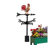 Girouette de coq d'extérieur, sculpture en fer solide, décoration de jardin durable, décoration de cour fiable, affichage en métal pour jardin, jardin, pelouse, ferme, paysage, cour, balcon