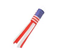 Girouette Drapeau Américain Suspendu en Polyester, Décoration Extérieure | Design Patriotique à Motif Drapeau Américain, Spécial pour Extérieur et Écoles, Facile Vent
