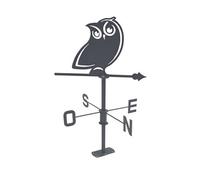 Louis Moulin Girouette Hibou 45 x 72,5 cm Anthracite
