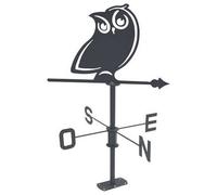 Louis Moulin Girouette Hibou 45 x 72,5 cm Anthracite