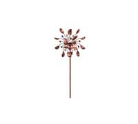 Girouette métal duo seaux led solaire