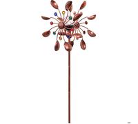 Girouette métal duo seaux LED solaire Icare Distribution