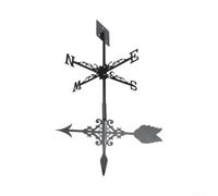 Girouette Métallique Flèche Décoration Jardin Toit | Design flèche stylé, pour charme rustique, pour idéal cottage jardin toit, métal pour robuste, élégance extérieure