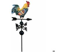 Girouette - OKUMGGYJ - Coq - Métal - Multicolore - Installation facile