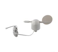 Girouette pour instrument météorologique WH-SP-WD - Pièce de rechange pour moniteur de direction du vent - Utilisation agricole et aéronautique - Blanc - 14 x 6,5 x 18,5 cm