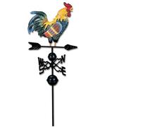Girouette - YYV - Coq - Métal - Multicolore - Décoration de jardin
