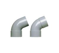 Girpi - Coude d'évacuation à 67°30 mâle/femelle Ø 125 mm