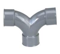 Girpi - Coude double à 87°30 femelle/femelle/femelle Ø 32 mm G