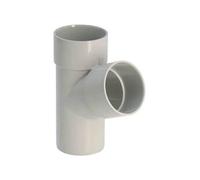 Girpi - Culotte Pvc 67°30 - Ø 80 Mâle/Femelle - Gris