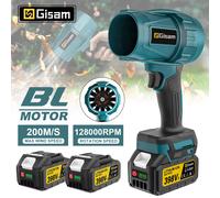 Gismo 200 M/S ventilateur à Jet Turbo sans brosse 1500 W ventilateur d'air électrique sans fil outil électrique portatif violent pour broche de batterie Makita 18 V 2 Battery