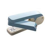 Gitohoni Agrafeuse Rotative, Agrafeuse de Bureau Pivotante, Mini Agrafeuse de Bureau Portative avec Boîtier Robuste En Métal PP pour Les, Le Bureau à Do, Bleu Clair