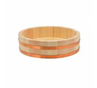 Gitohoni Bassine à Riz avec Spatule Traditionnel, 39x10cm | Récipient à Mélanger le Riz à Sushi, Élégant, Plat à Sushi En Bois
