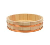Gitohoni Bassine à Riz avec Spatule Traditionnel, 62x16cm | Récipient à Mélanger le Riz à Sushi, Élégant, Plat à Sushi En Bois