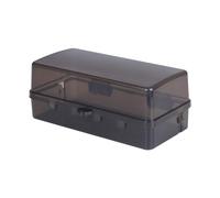 Gitohoni Boîte Étanche Verrouillable pour Multiprise Coffret Plug Protection Stockage Station de Rangement Pp Adaptée pour Extérieur Intérieur Bureau Ma, noir