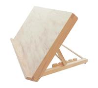 Gitohoni Chevalet de Table en Bois pour Peinture et Dessin, Portable et Réglable, Idéal pour Enfants et Adultes, pour Les, Les Loisirs et L'atelier, 45cmx30cm