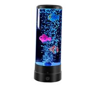 Gitohoni Lampe à bulles pour enfants, fausse veilleuse sensorielle pour aquarium avec 16 couleurs de lampes flottantes dans l'eau