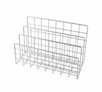 Gitohoni Organisateur de Bureau Rack Documents Métallique Rangement Fiches et Dossiers Tri Empilable Design Structure Fer Robuste Adapté pour Espace Travail Étudiant Maison, L