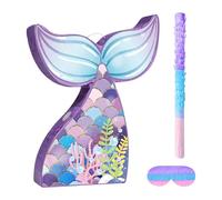 Gitohoni Sirène Décoration de Fête D'anniversaire Confettis En Papier à Tirer pour Fête D'enfants, Anniversaire, Carnaval