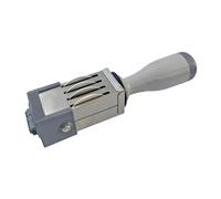 Gitohoni Tampon Dateur, Tampon à Rouleau de Précision, Mini Tampon Manuel, Tampon Numéroteur avec Cadre Robuste En Métal PP pour Le Bureau, Les Loisirs Créatif, 18x4mm