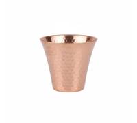 Gitohoni Tasse en Cuivre Texturé à Finition Brillante Gobelet Chinois au Design Classique Récipient Décoratif pour Infusion Adapté pour Soirée en Famille Bureau Méditation Bar, Cuivre Violet, S