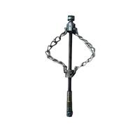 Gitohoni Tête de Coupe pour Drain Nettoyeur de Canalisation Embout d'Égout Accessoire Serpent Outil Déboucheur Acier Manganèse Anti-usure Tranche Racines et, Chaîne Double 22MM