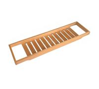GIUPLOKID Plateau de Baignoire Extensible, Plateau de Baignoire antidérapant Extensible Noyer hêtre Plusieurs Tailles(Madera De Haya Europea,70x22cm)