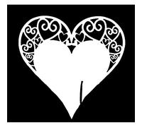 GIVBRO Lot de 50 cartes de placement en forme de cœur creuses pour mariage, verre à vin, gobelet, décoration de table Blanc