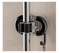 Giveduno Porte-Balai en Plastique | Multicolore for la cuisine, la salle de bain, le garage : cintre for outils de nettoyage(Black)