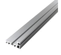 GIVIHGETI Rail à rainure en T, rainure en angle de 75, type 600 mm, rail en aluminium, guide de rainure en T pour bricolage, scie circulaire pour travail du bois, mini-rail en T pour fixation de