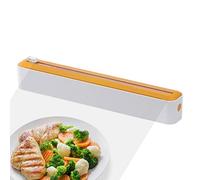 Giwnuq Distributeur De Film Et Alu, Boîte De Découpe De Film, Distributeur De Film Alimentaire avec Cutter, Dérouleur Film Alimentaire pour Cuisine