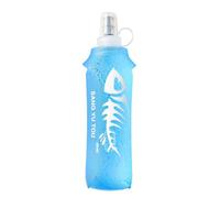 Giwoatln Gourde Souple - 250/500ml Flasque Running Sans BPA | Pliable Flasque Running GourdeFlasque Souple Sport Bouteille D'eauSouple Poche Hydratation Réservoir D'Eau Flacon Pour Sports