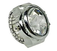 Giwoatln Horloge à Bague, bagues de Montre pour Femmes,Montre à empilage de mouvements | Anneaux empilables de Mouvement créatif, Montres à Anneaux de Panier réglables pour Femmes et Hommes