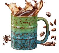 Giwoatln Mug À Café En Céramique,Gobelet Rétro Dégradé Antidérapant Contenance 700 ml | Tasse à thé compatible micro-ondes et lave-vaisselle,Pour maison études école bureau fêtes thé de l'après-midi