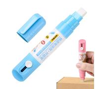 Giwoatln Stylo Effaceur Papier Thermique - Avec Cutter Rétractable 20 Ml Effaceur, Marqueur Liquide 2en1 À Masquer, EffaceurD'étiquettes Paquet Pour Étiquettes De Colis, Protection De La Vie Privée