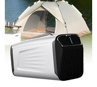 GIZMIT Climatiseur Portable pour Le Camping, capacité de Refroidissement Rapide de 5200 BTU, idéal pour Les tentes et Les Petits espaces, Ainsi Que pour Les niches pour Animaux. Silver