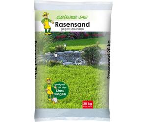 GJ Sable à gazon 20 kg contre l'humidité stagnante - Pour env. 100 m² - convient pour les épandeurs - Amélioration du sol et entretien du gazon - 42x sacs