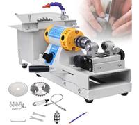 GJBMXSM Scie Lapidaire à Bijoux pour Couper des Roches, Mini Scies De Table, Meuleuse, Machine De Polissage 0-10 000 TR/Min avec Arbre Flexible, Scie à Pierres Précieuses, Coupe De Jade