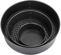 GJGHKLHL Ensemble de poêles à grillades charnière, rondes antiadhésives réglables, poêle gâteau au fromage, four amovible, ustensiles cuisson, cuisine(24CM)