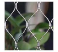 GJMSSMY Filet de Jardin en Corde pour terrasse, Filet de sécurité sans épines, Filet en Corde à Mailles métalliques pour projets de Bricolage, clôture grillagée, 1 x 8 m / 3,28 x 26,24 pi, Durable e