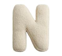 GjnjfdF Oreiller en Peluche avec Lettre 38x30cm Coussin Doux avec Initiale Coussin Alphabet Coussins De Siège en Forme De Lettres Tapis De Sol Coussins Siège Canapé pour Maison Canapé Et La Voiture