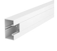 GK-53100RW Goulotte PVC double-compartiment 100x53 mm blanche